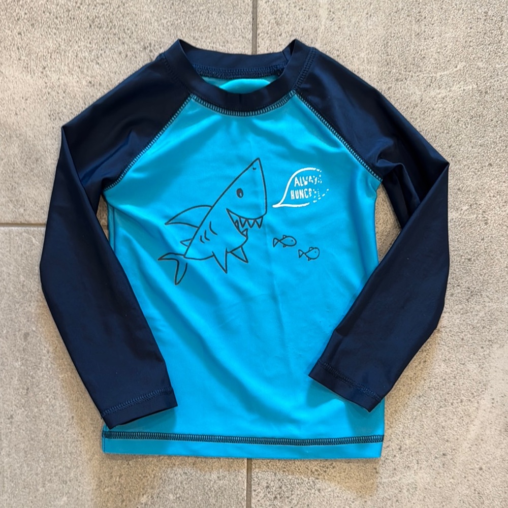 George Boys Shark Swim Shirt - Sz 3T
